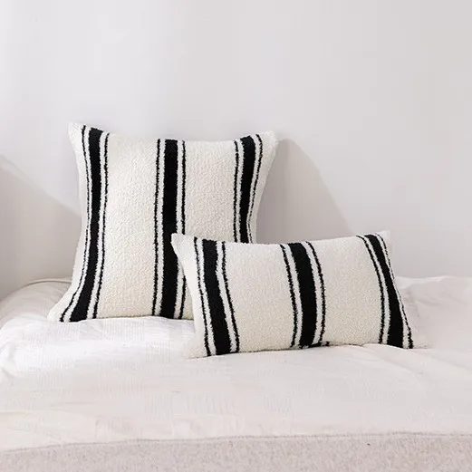Black and White Double Sided Plush Cushion Case Retro Striped Printed Pillowcase Soft and Comfortable Home Decor Pillow Covers
Black and White Double Sided Plush Cushion Case Retro Striped Printed Pillowcase Soft and Comfortable Home Decor Pillow Covers