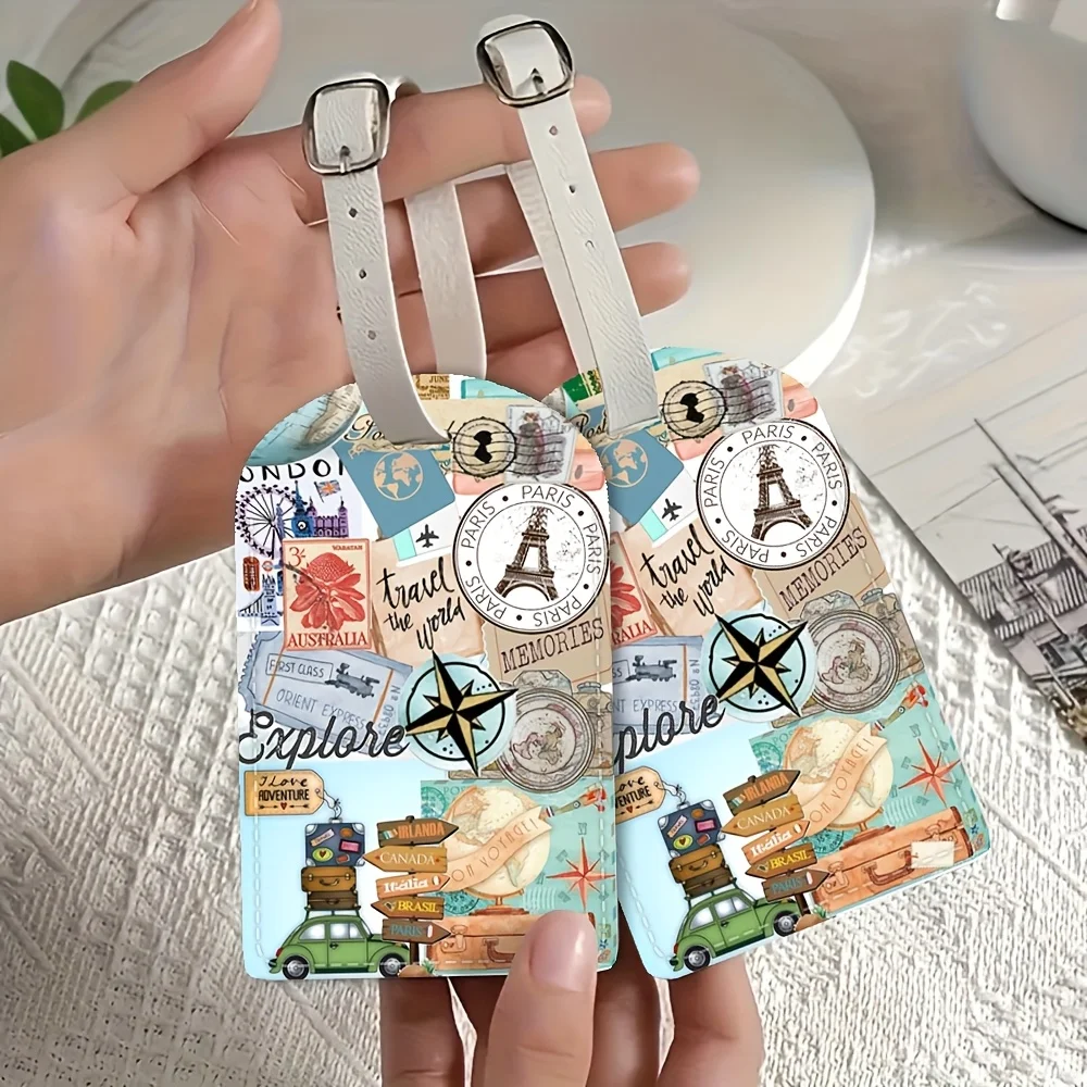 Lightweight PU Travel Luggage Tags Suitcase Tags for Airports Cruises Business Trips Perfect Gift for Frequent Flyers vacation
Lightweight PU Travel Luggage Tags Suitcase Tags for Airports Cruises Business Trips Perfect Gift for Frequent Flyers vacation