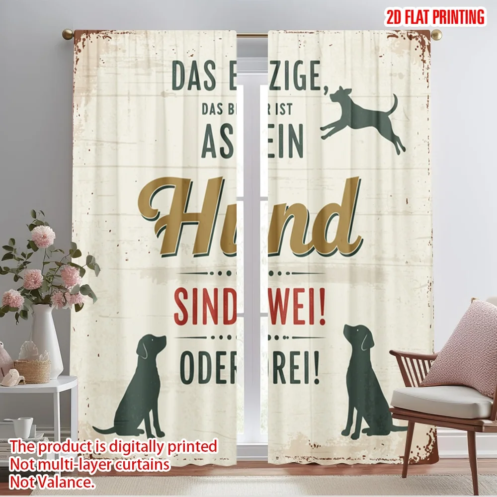 2pcs 2D flat printing Party Curtains Dog Lover's Polyester Without Electricity Festive Curtains for Classroom Office
2pcs 2D flat printing Party Curtains Dog Lover's Polyester Without Electricity Festive Curtains for Classroom Office