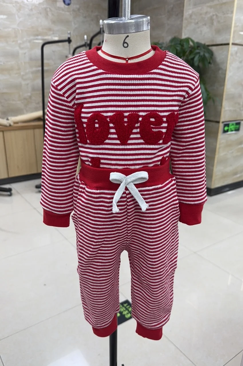 Infant Baby Clothing Boy's Striped Long Sleeve Letter Embroidery Romper with Pants Clothes Set 2Pcs Fall Outfits
Infant Baby Clothing Boy's Striped Long Sleeve Letter Embroidery Romper with Pants Clothes Set 2Pcs Fall Outfits