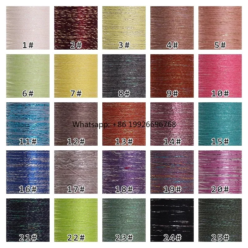 25 Colors Fly Tying Glitter Thread for Midge Body Diffuse Thread Essential Fly Tying Material for Fly Fishing Lures factory
25 Colors Fly Tying Glitter Thread for Midge Body Diffuse Thread Essential Fly Tying Material for Fly Fishing Lures factory