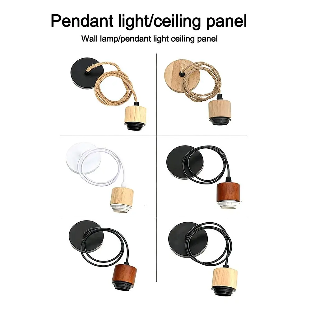 New Solid Wood E27 Lamp Holder Hanging DIY Accessories Pendant Lamp Adjustable Wire Screw Lampshade Base
New Solid Wood E27 Lamp Holder Hanging DIY Accessories Pendant Lamp Adjustable Wire Screw Lampshade Base