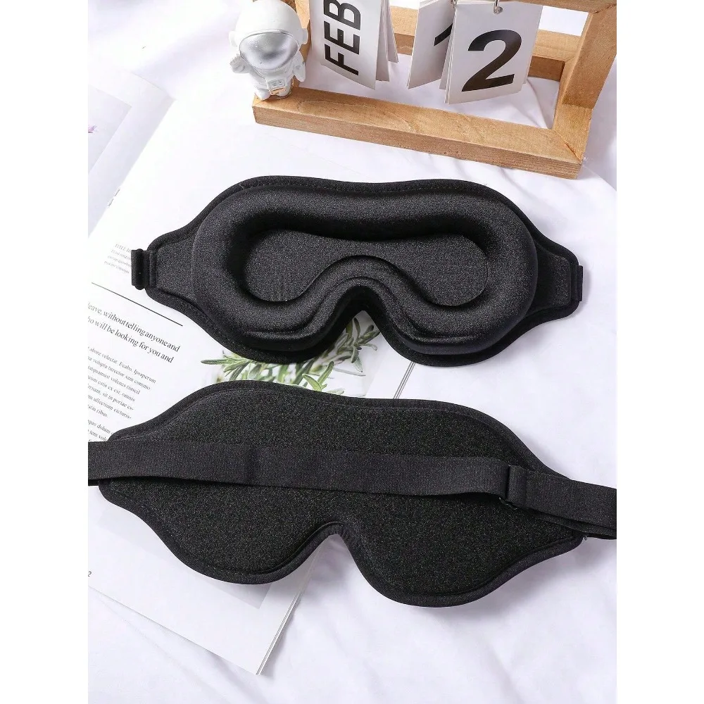 1PC Solid Color Eye Mask, Simple Black Sleep Mask, Suitable For Family, Travel, Bedroom, Travel, Office, School, And Back To School Supplies
1PC Solid Color Eye Mask, Simple Black Sleep Mask, Suitable For Family, Travel, Bedroom, Travel, Office, School, And Back To School Supplies