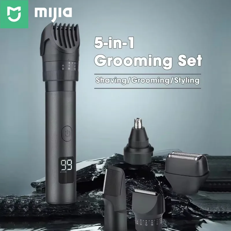 НОВЫЙ Многофункциональный набор для ухода Mijia 5-в-1 для мужчин: водонепроницаемая машинка для стрижки волос, триммер для носа, бритва, высокомощный прибор JK-881
НОВЫЙ Многофункциональный набор для ухода Mijia 5-в-1 для мужчин: водонепроницаемая машинка для стрижки волос, триммер для носа, бритва, высокомощный прибор JK-881