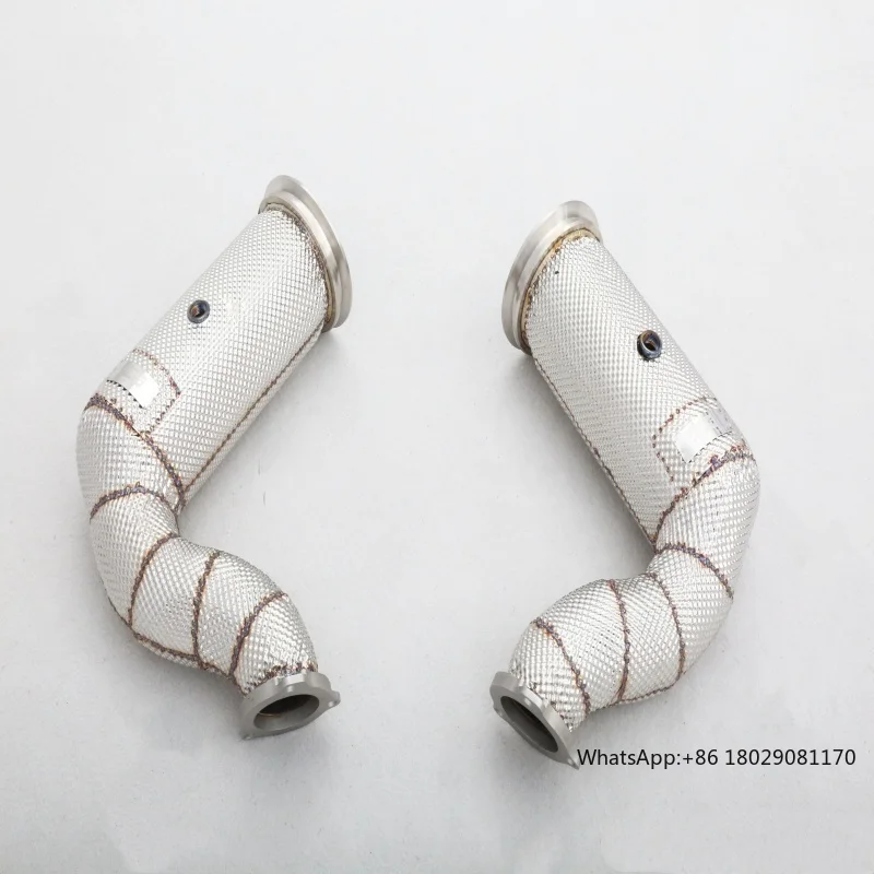 Premium Custom 304 Stainless Steel Decat Catless Downpipe Heatshield for Porsche Cayenne 9YA E3 2.9T/3.0T Premium Exhaust Pipes
Premium Custom 304 Stainless Steel Decat Catless Downpipe Heatshield for Porsche Cayenne 9YA E3 2.9T/3.0T Premium Exhaust Pipes