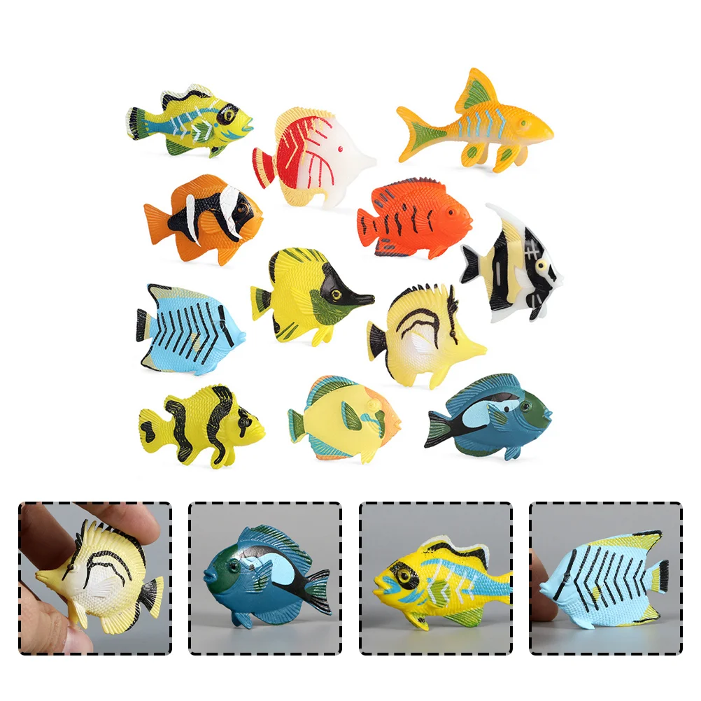12 Pcs Delicate Model Fish Child Children’s Toys Ocean Animals Pvc Sea Creatures Figurines Lovely
12 Pcs Delicate Model Fish Child Children’s Toys Ocean Animals Pvc Sea Creatures Figurines Lovely