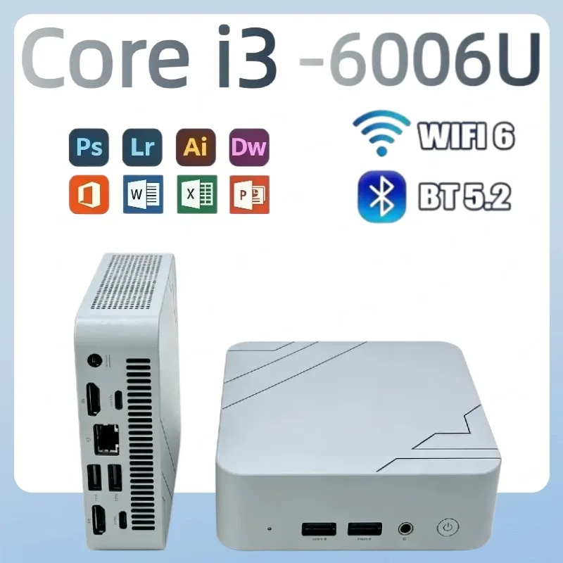 New Perdurable Migratory MINI PC Core i3-6006U RAM 1TB SSD WIFI 6 BT5.2 4K HD Gleaming Multimedia Gaming High Performance
New Perdurable Migratory MINI PC Core i3-6006U RAM 1TB SSD WIFI 6 BT5.2 4K HD Gleaming Multimedia Gaming High Performance