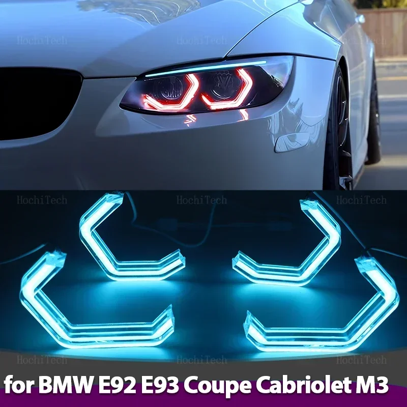 RGB Rings M4 Style LED Angel Eyes Kit Multi Colors с управлением через приложение для BMW E92 E93 Coupe Convertible Cabrio M3 2006-2013
RGB Rings M4 Style LED Angel Eyes Kit Multi Colors с управлением через приложение для BMW E92 E93 Coupe Convertible Cabrio M3 2006-2013