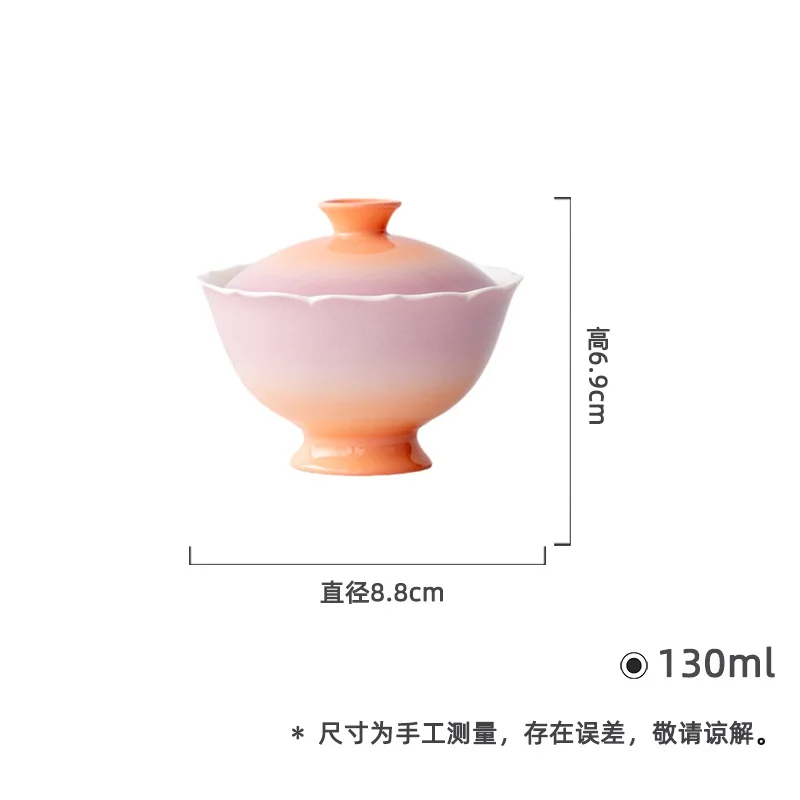 Весенняя коллекция пробуждения, сияющая фиолетовая имитация династии Сун, цветок, рот, высокая нога, чайный сервиз Gaiwan Kung Fu, домашний исцеляющий сер
Весенняя коллекция пробуждения, сияющая фиолетовая имитация династии Сун, цветок, рот, высокая нога, чайный сервиз Gaiwan Kung Fu, домашний исцеляющий сер