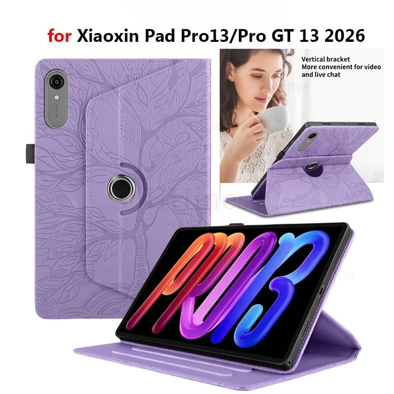 Чехол для планшета Lenovo Xiaoxin Pad Pro GT 13 2026 TB378FC Pro 13 дюймов с поворотом на 360 градусов
Чехол для планшета Lenovo Xiaoxin Pad Pro GT 13 2026 TB378FC Pro 13 дюймов с поворотом на 360 градусов