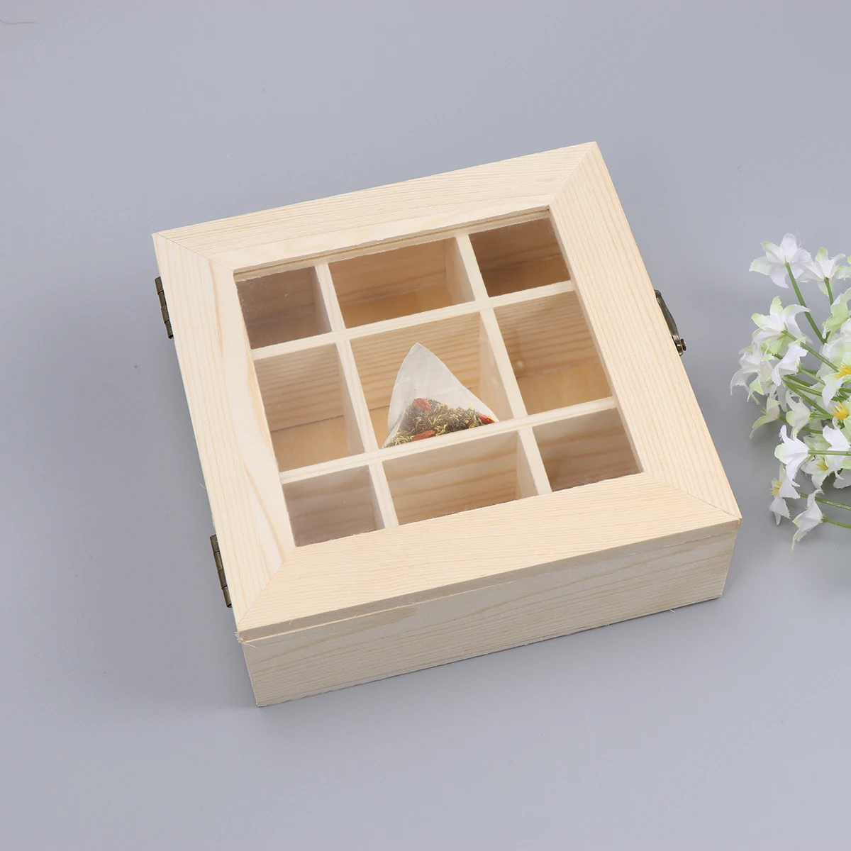 Wooden Tea Box Storage Chest Tea Bag Chest Coffee Organizer Box Home Furnishing Decor Glass Window Display
Wooden Tea Box Storage Chest Tea Bag Chest Coffee Organizer Box Home Furnishing Decor Glass Window Display