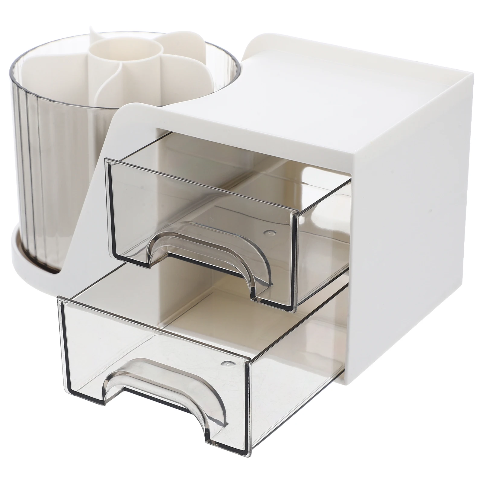 White Pen Holder with Drawer Stylish Desk Organizer Stationery Storage Rack Modern Plastic Multipurpose Office School
White Pen Holder with Drawer Stylish Desk Organizer Stationery Storage Rack Modern Plastic Multipurpose Office School