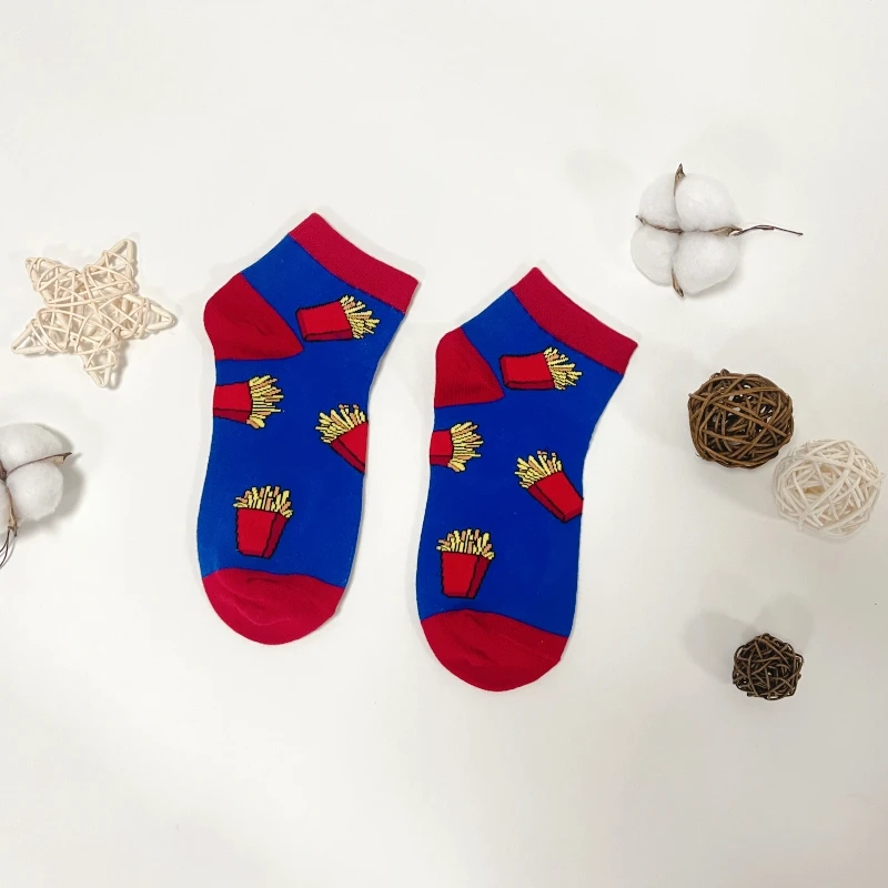 1 Pair French Fries Printed Comfort Personalized Unisex Socks Suit In All Seasons For Daily
1 Pair French Fries Printed Comfort Personalized Unisex Socks Suit In All Seasons For Daily
