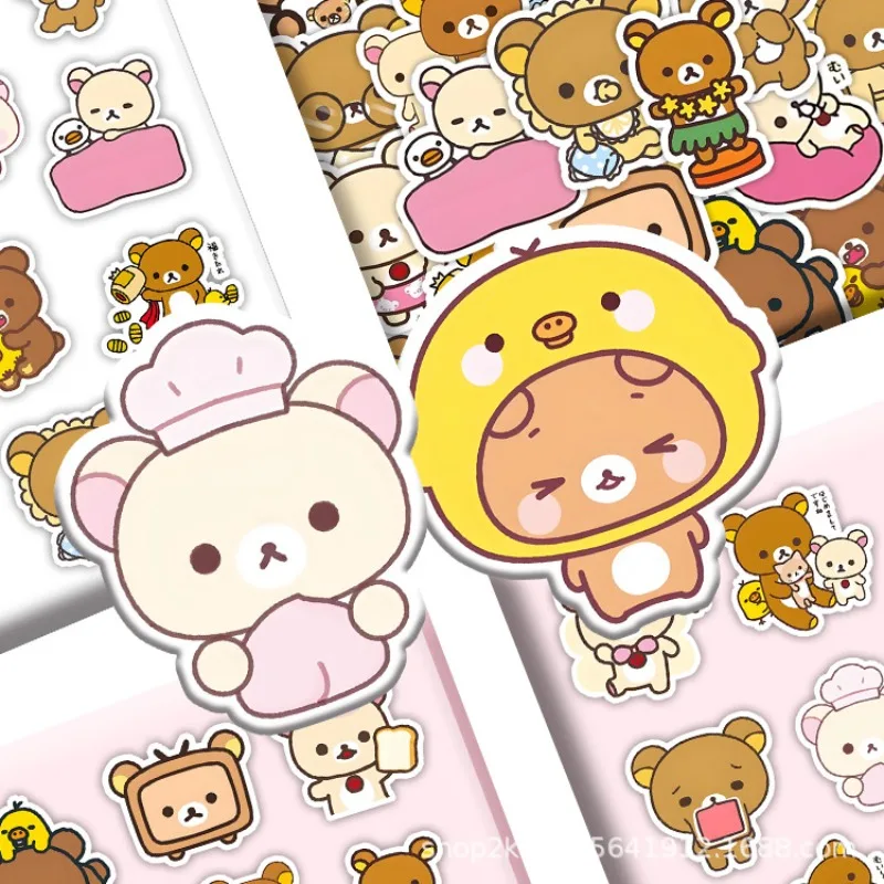 100PCS New Cute Rilakkuma Series DIY Sticker Cartoon Character Kawaii Pattern Creativity Printing Gift Sealing Graffiti Sticker
100PCS New Cute Rilakkuma Series DIY Sticker Cartoon Character Kawaii Pattern Creativity Printing Gift Sealing Graffiti Sticker