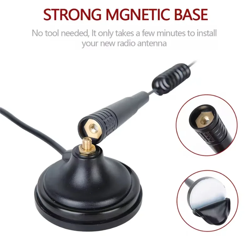27Mhz CB Radio Antenna Mag1345 PL259 Connector With Magnet Base And 4 Meters Feeder Cable Center For Citizen Band Radio-A98U
27Mhz CB Radio Antenna Mag1345 PL259 Connector With Magnet Base And 4 Meters Feeder Cable Center For Citizen Band Radio-A98U
