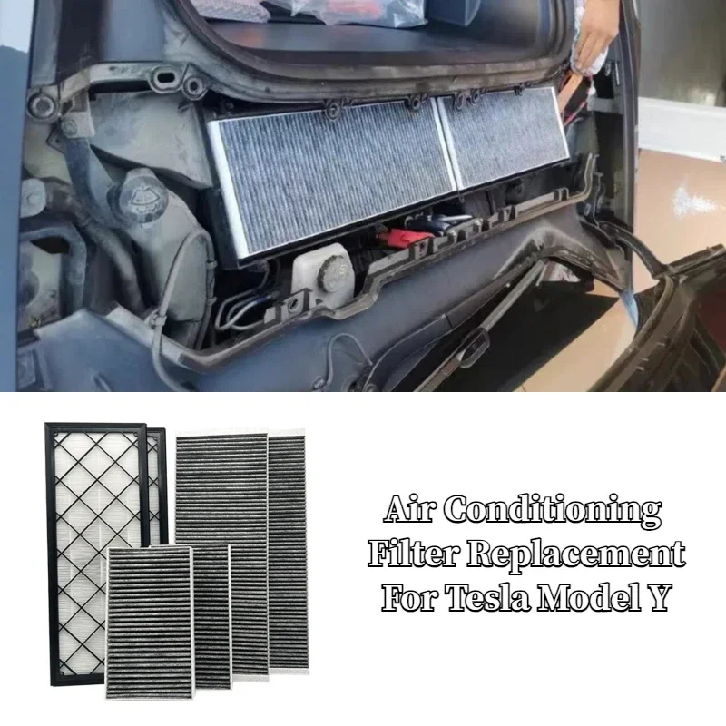 Built-in Air Conditioning Filter for Tesla Model Y Extraposition HEPA Efficiency Filter Activated Carbon Replacement Accessories
Built-in Air Conditioning Filter for Tesla Model Y Extraposition HEPA Efficiency Filter Activated Carbon Replacement Accessories