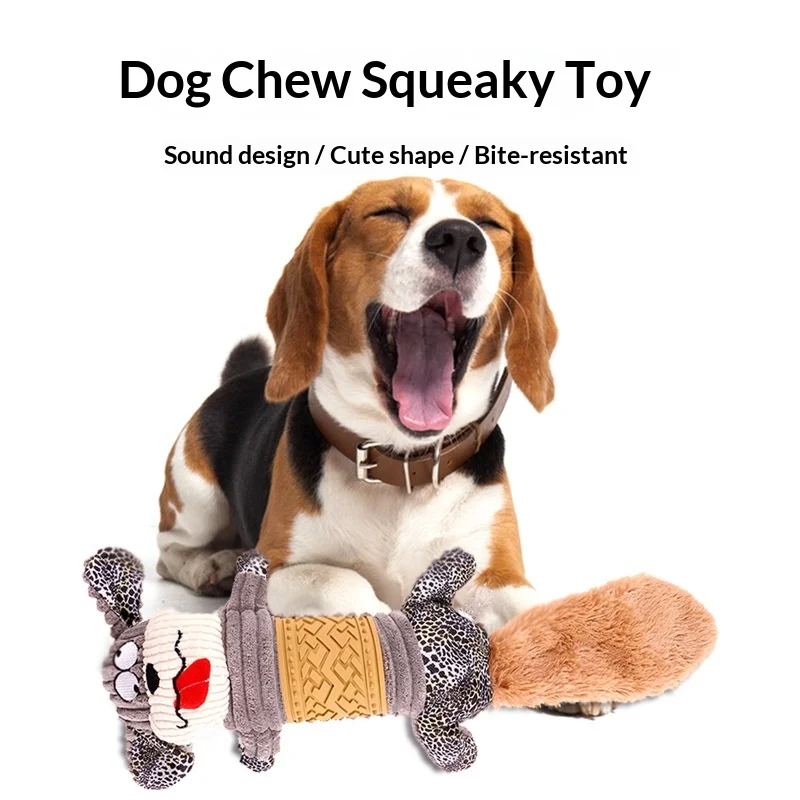 Squeaky Plush Squirrel Dog Chew Toy 2-in-1 TPR Teething Toy for Medium Large Dogs Durable Interactive Stuffed Dog Toy Boredom
Squeaky Plush Squirrel Dog Chew Toy 2-in-1 TPR Teething Toy for Medium Large Dogs Durable Interactive Stuffed Dog Toy Boredom