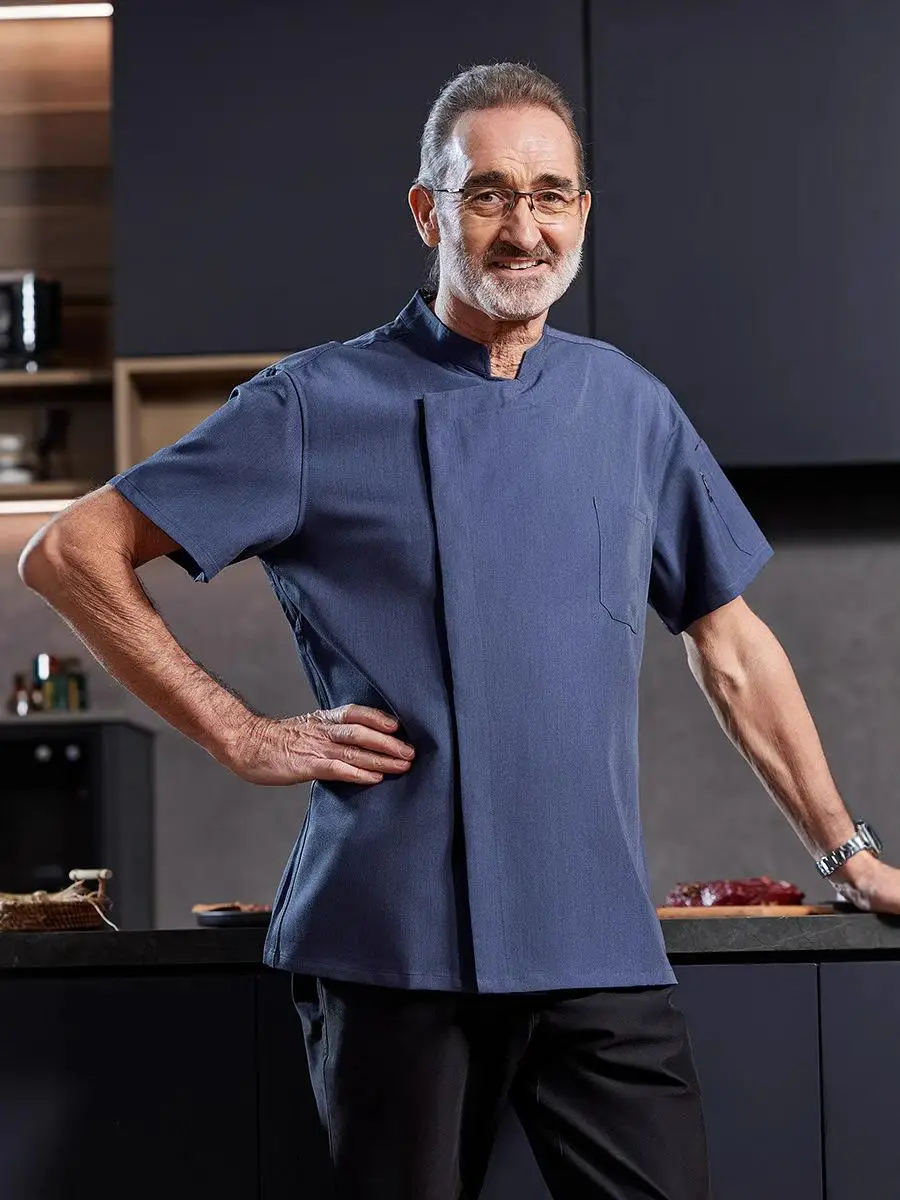 Новая мужская униформа повара 2025 года: комплект из хлопковой смесовой ткани с влагоотводящими свойствами для кухни, отеля и ресторана
Новая мужская униформа повара 2025 года: комплект из хлопковой смесовой ткани с влагоотводящими свойствами для кухни, отеля и ресторана