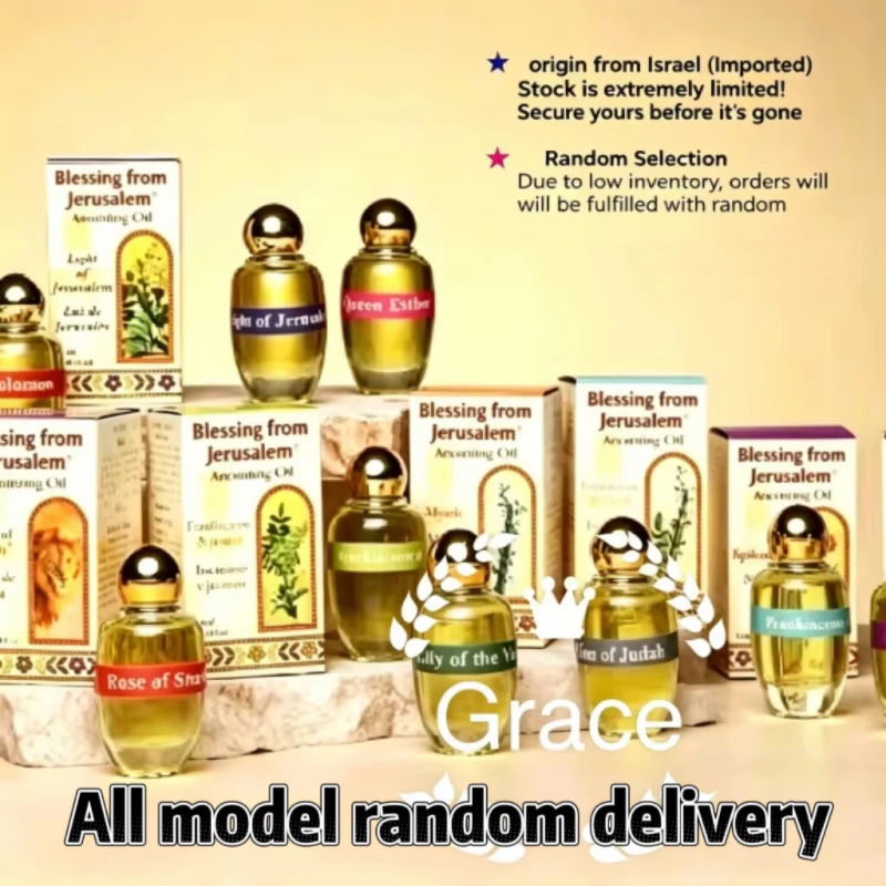 Random delivery Ein Gedi 12ml Anointing Holy Oil for Church Blessing And Prayer wellness positive energy Ointment
Random delivery Ein Gedi 12ml Anointing Holy Oil for Church Blessing And Prayer wellness positive energy Ointment