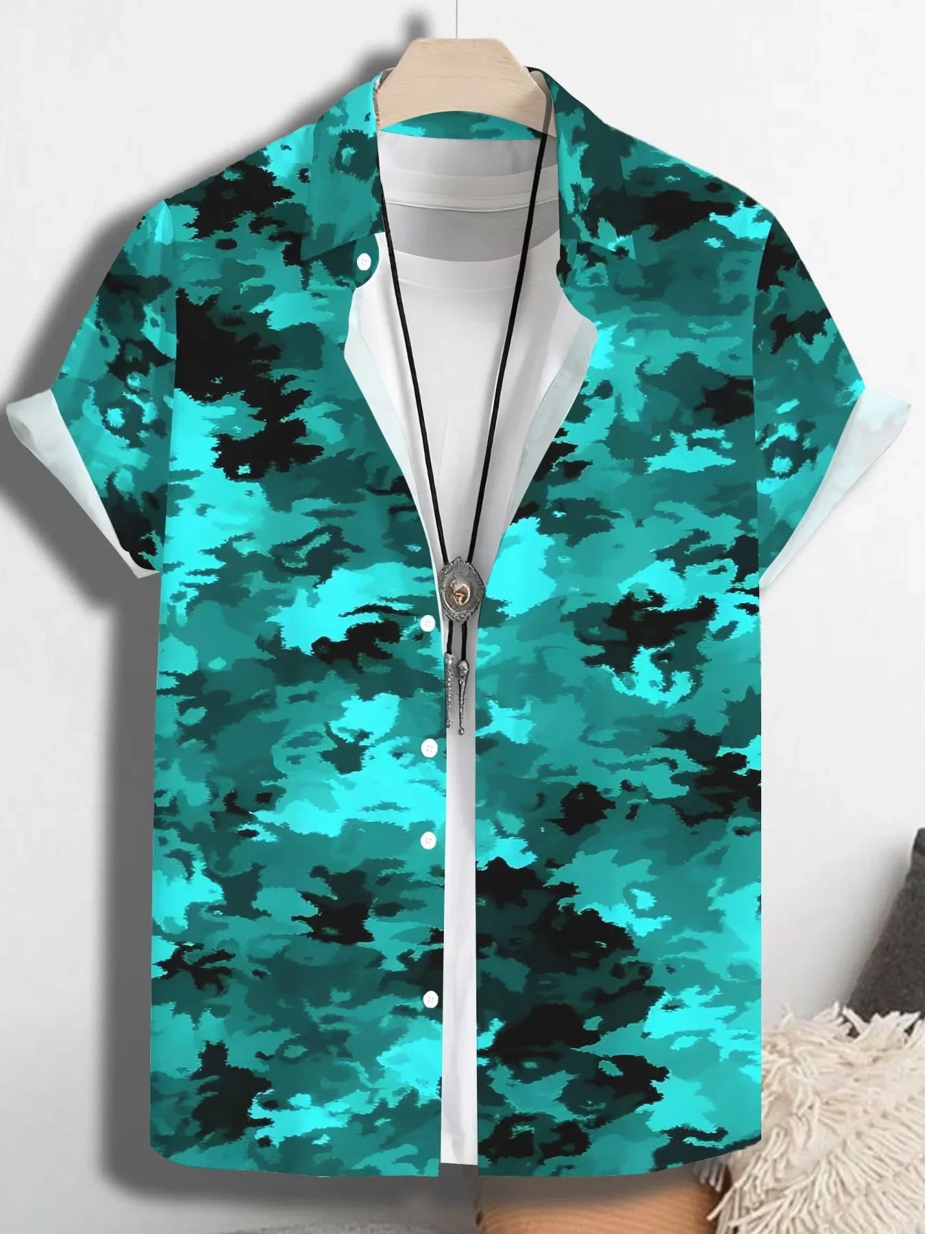 Men's High Street Fashion Hawaiian Shirt Summer Man Short Sleeve Bold Print Casual Loose Beach Vacation Streetwear
Men's High Street Fashion Hawaiian Shirt Summer Man Short Sleeve Bold Print Casual Loose Beach Vacation Streetwear