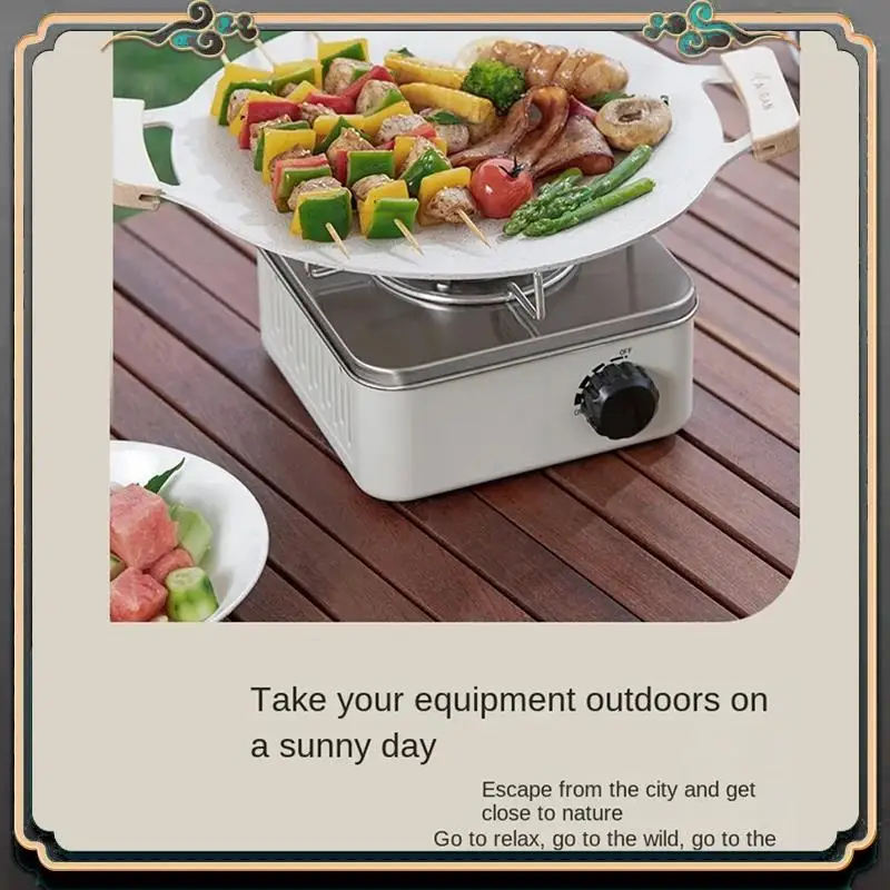 Outdoor Camping Cooking Gas Stove Strong Trips Burner Grill Super Light Travel Supplies Cooking Utensils-White Easy Install
Outdoor Camping Cooking Gas Stove Strong Trips Burner Grill Super Light Travel Supplies Cooking Utensils-White Easy Install