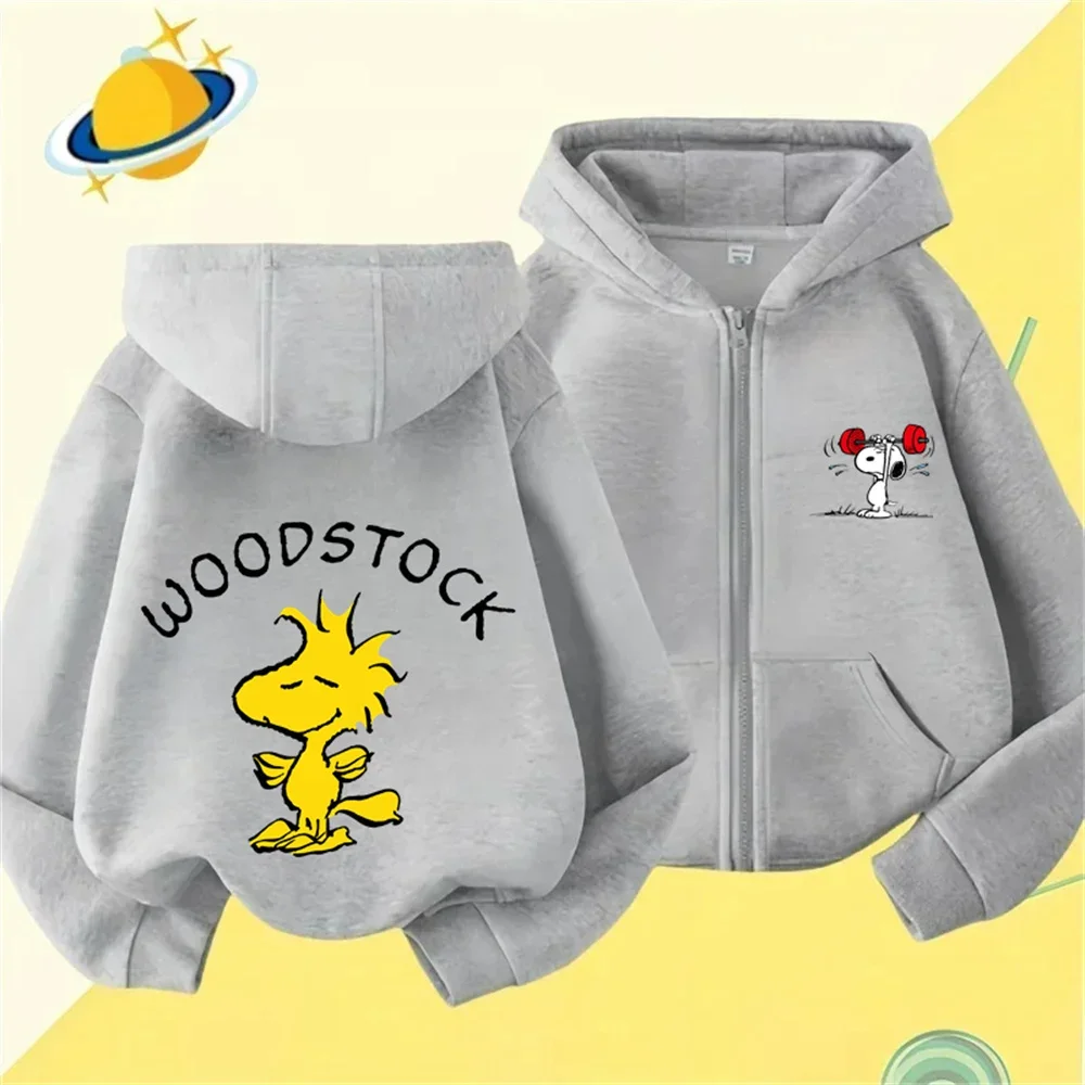 Children's Sports Brand Snoopy Hoodie Boys and Girls Fashion Outdoor Zipper Hoodie Spring and Autumn Warm Cute Printed Top
Children's Sports Brand Snoopy Hoodie Boys and Girls Fashion Outdoor Zipper Hoodie Spring and Autumn Warm Cute Printed Top