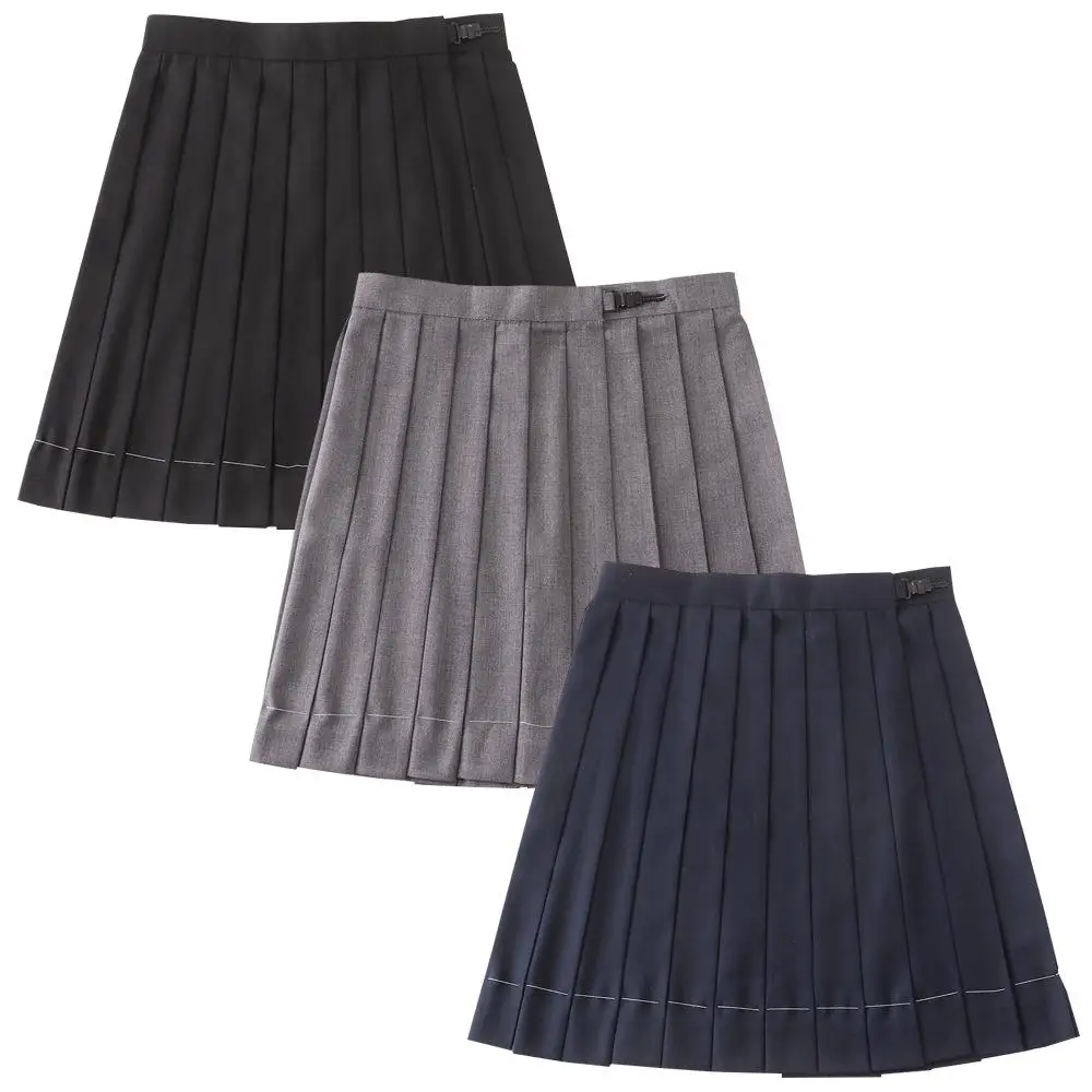 High Waist Uniform Skirt JK Style Pure Color Pleated Short Long Dress Student Class Uniform Batwing Type School Uniform
High Waist Uniform Skirt JK Style Pure Color Pleated Short Long Dress Student Class Uniform Batwing Type School Uniform