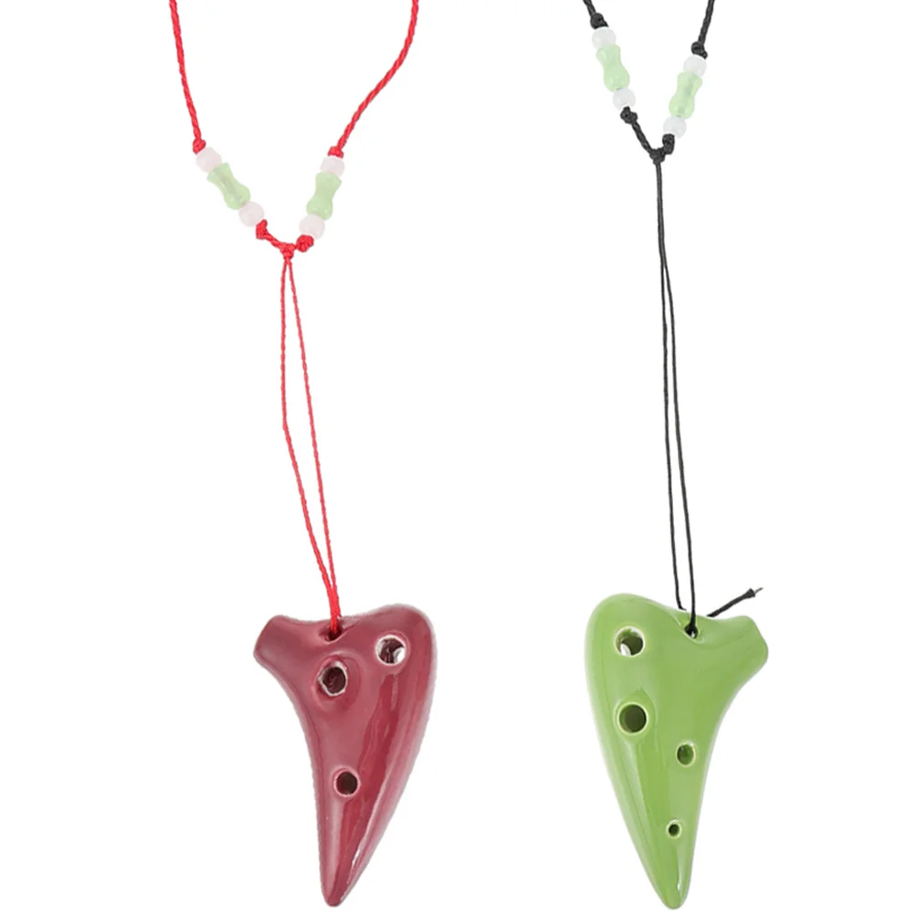 2 Pcs Hole Ocarina Music Instrument Flute Portable for Musical Instruments
2 Pcs Hole Ocarina Music Instrument Flute Portable for Musical Instruments