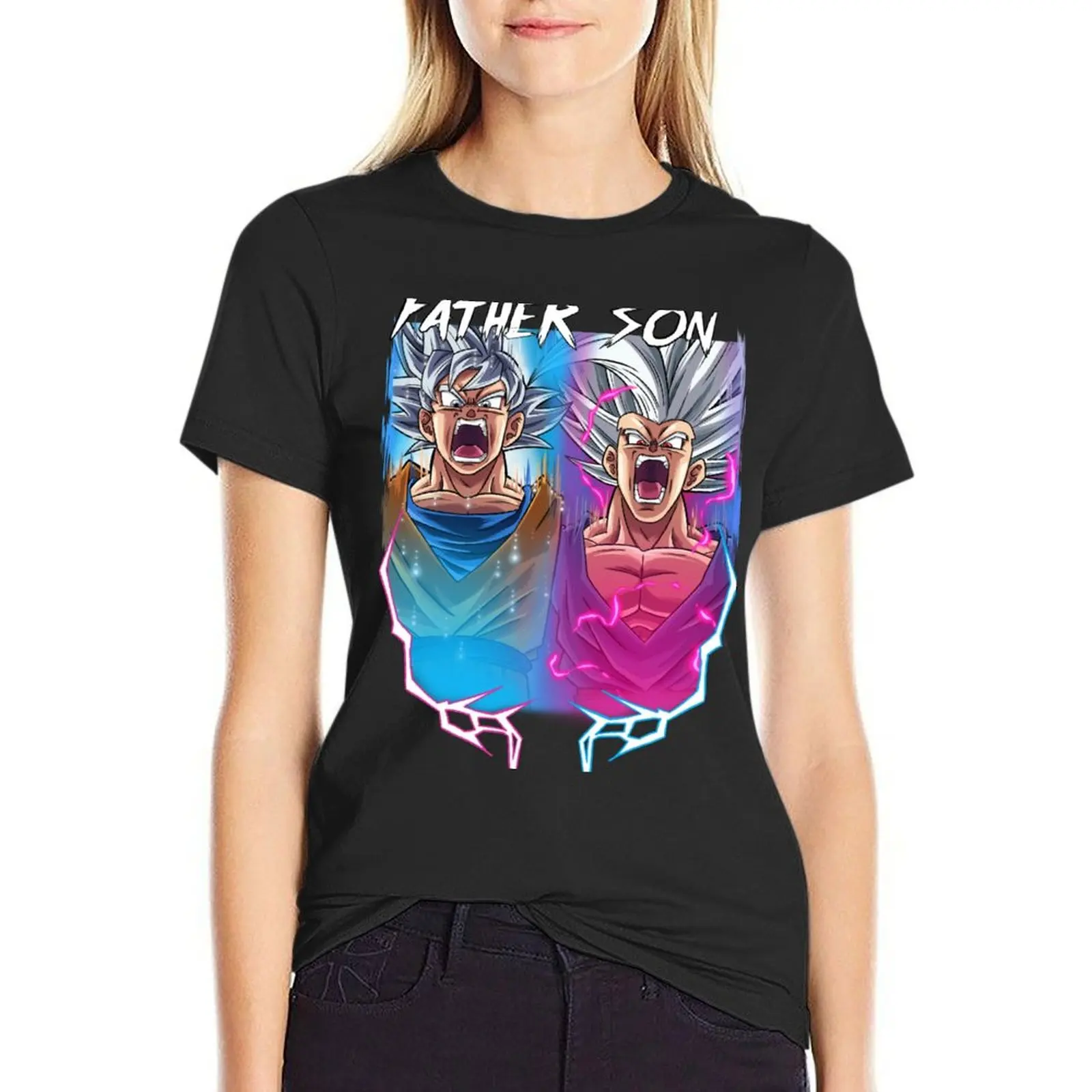 Father & Son T-Shirt summer tops heavyweights tees oversized workout shirts for Women
Father & Son T-Shirt summer tops heavyweights tees oversized workout shirts for Women