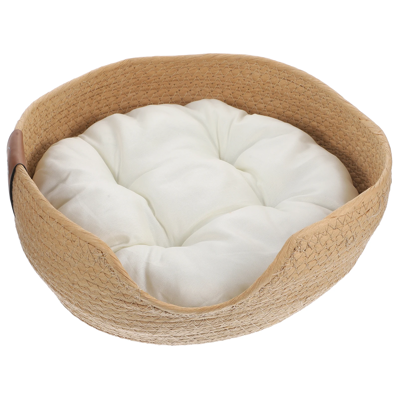 Summer Cat Grass Woven House Cats Cattail Nest Random Color Cool Breathable Comfortable Pet Sleeping Bed Home Use
Summer Cat Grass Woven House Cats Cattail Nest Random Color Cool Breathable Comfortable Pet Sleeping Bed Home Use