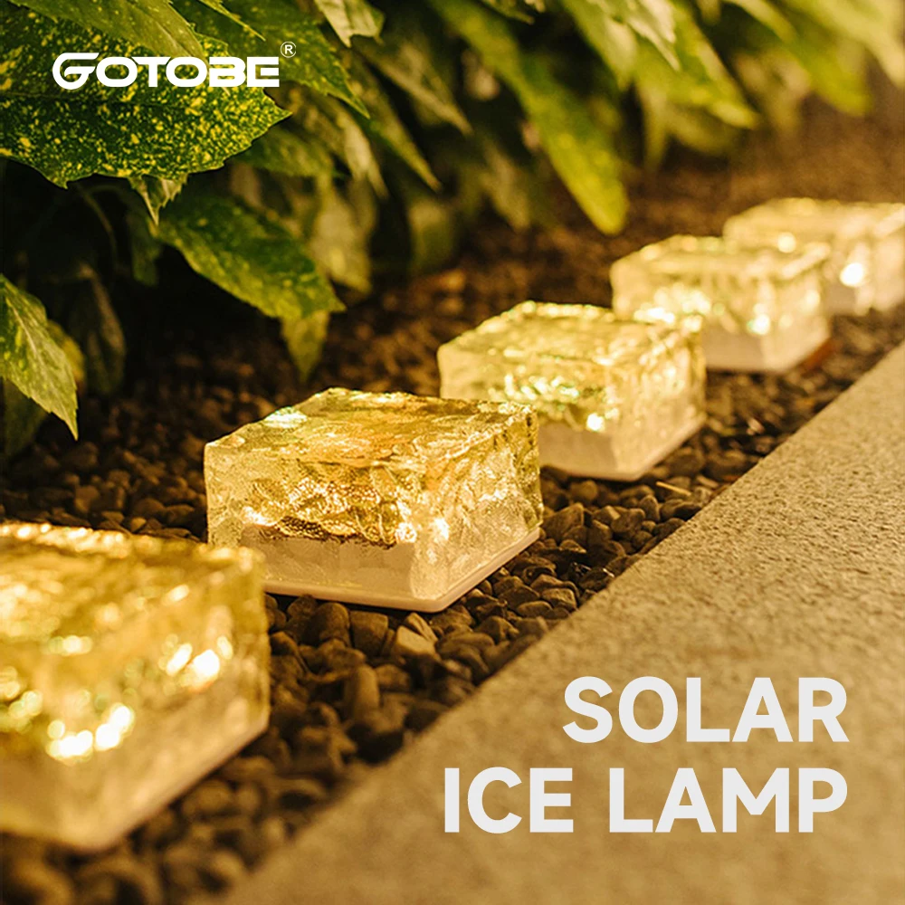 Solar Led Ice Cube Brick Lights Outdoor Waterproof RGB Remote Stair Step Paver Lamp For Yard Patio Tree Lawn Garden Decoration
Solar Led Ice Cube Brick Lights Outdoor Waterproof RGB Remote Stair Step Paver Lamp For Yard Patio Tree Lawn Garden Decoration