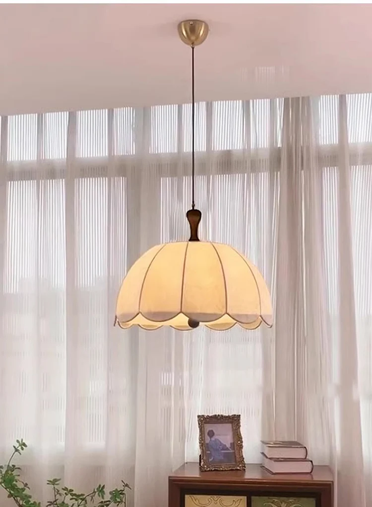 Modern Fabric Chandelier - Linen Shade Ceiling Light for Dining Room, Bedroom, Boho Home Decor Hanging Lamp Fixture
Modern Fabric Chandelier - Linen Shade Ceiling Light for Dining Room, Bedroom, Boho Home Decor Hanging Lamp Fixture