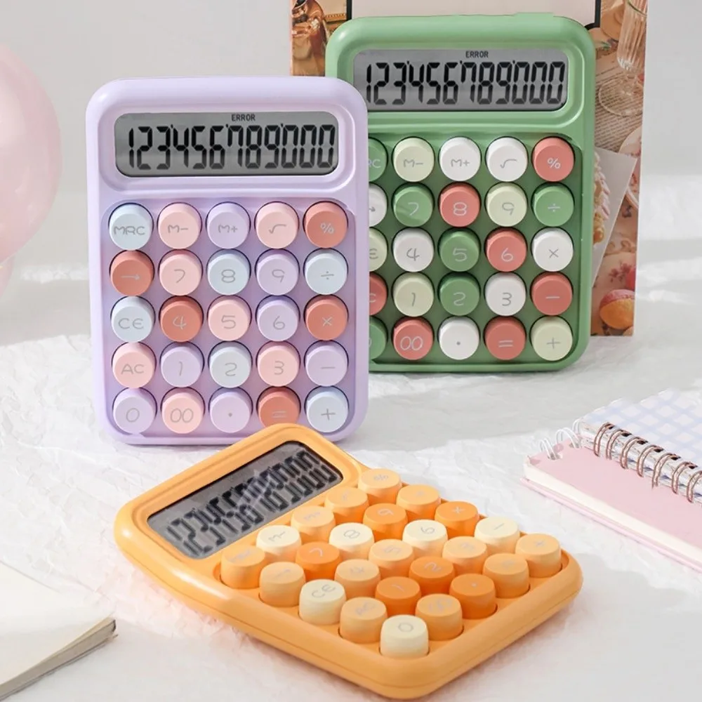 12 Digits Student Calculator Accounting Tools Big Button Arithmetic Calculator Candy Color Portable Scientific Calculator
12 Digits Student Calculator Accounting Tools Big Button Arithmetic Calculator Candy Color Portable Scientific Calculator