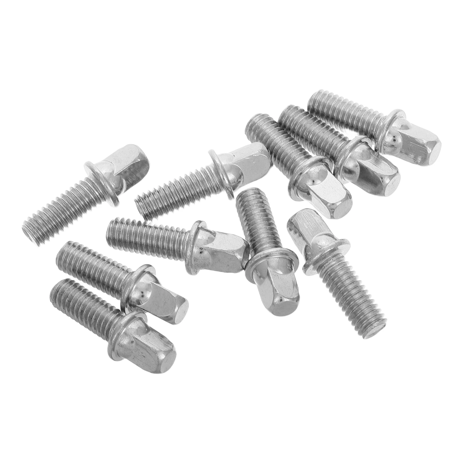 10pcs Drum Screw Fittings M6x15mm Silver Plated Metal Hardware Durable Precision Drum Key Tools Easy Installation
10pcs Drum Screw Fittings M6x15mm Silver Plated Metal Hardware Durable Precision Drum Key Tools Easy Installation