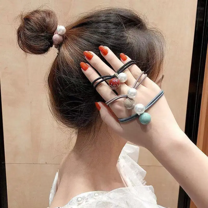 5pcs/ New Simple Rubber Band Head Rope Imitation Pearl Hair Rope Hair Loop Women Tie Hair Rubber Band Hair Tie Hair Accessories
5pcs/ New Simple Rubber Band Head Rope Imitation Pearl Hair Rope Hair Loop Women Tie Hair Rubber Band Hair Tie Hair Accessories