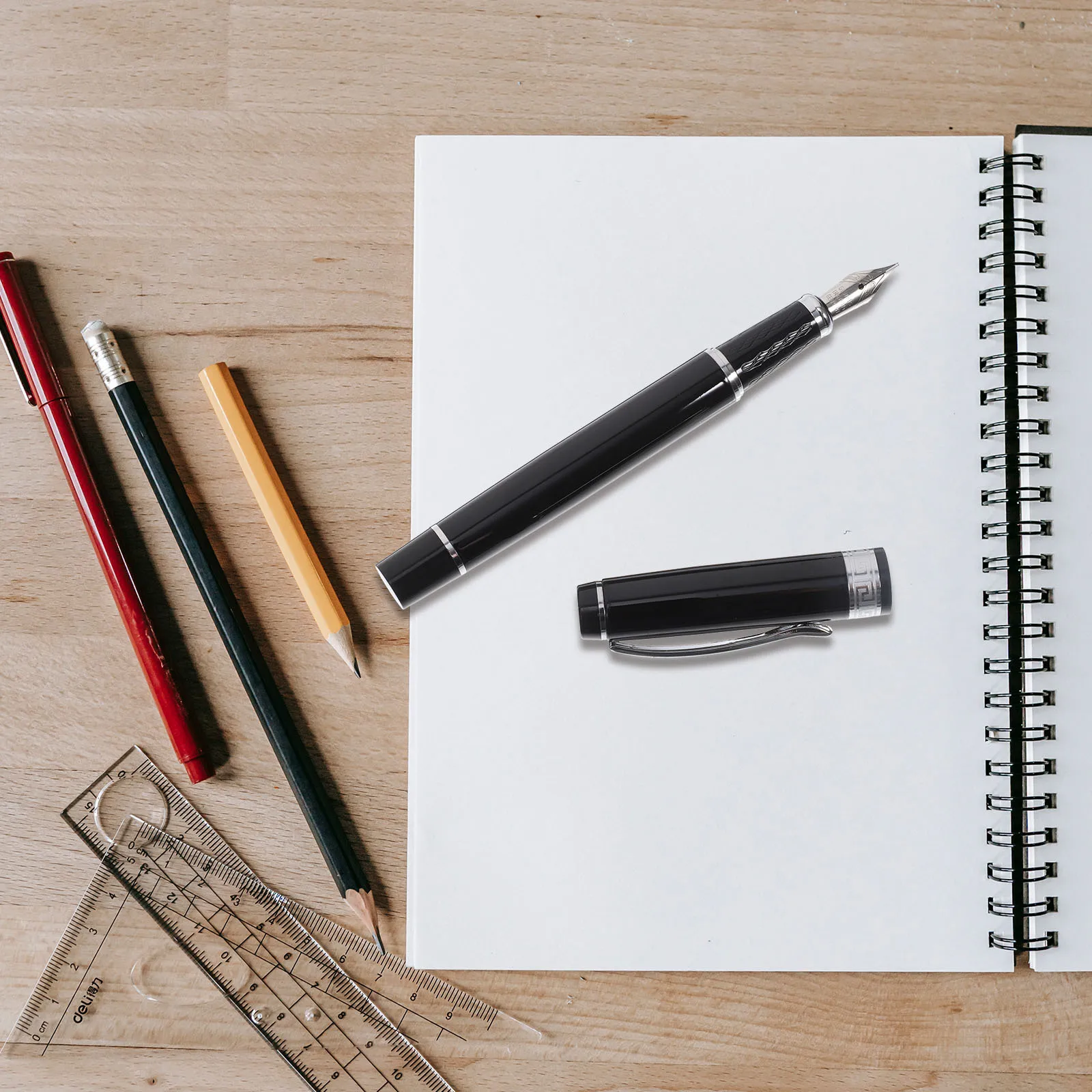 Student Fountain Pen Refillable Ink Metal Calligraphy Practice Writing Pen Office Stationery Stationery
Student Fountain Pen Refillable Ink Metal Calligraphy Practice Writing Pen Office Stationery Stationery