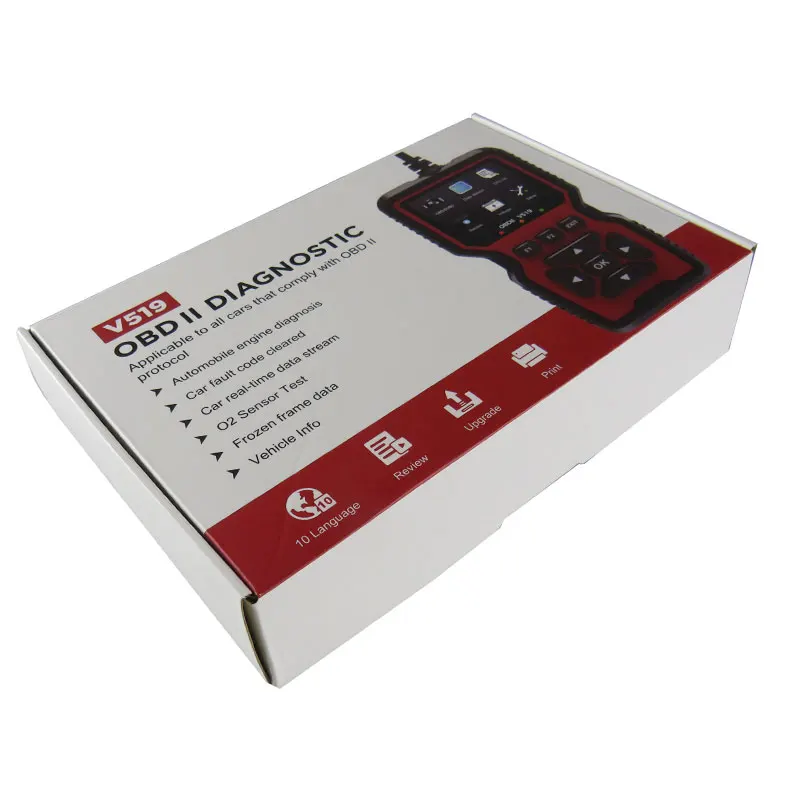 Color Screen V519 Car Diagnostic Tools Real-time Oxygen Sensor Test Automobile Fault Detector ELM327 OBD2 EOBD Code Readers
Color Screen V519 Car Diagnostic Tools Real-time Oxygen Sensor Test Automobile Fault Detector ELM327 OBD2 EOBD Code Readers