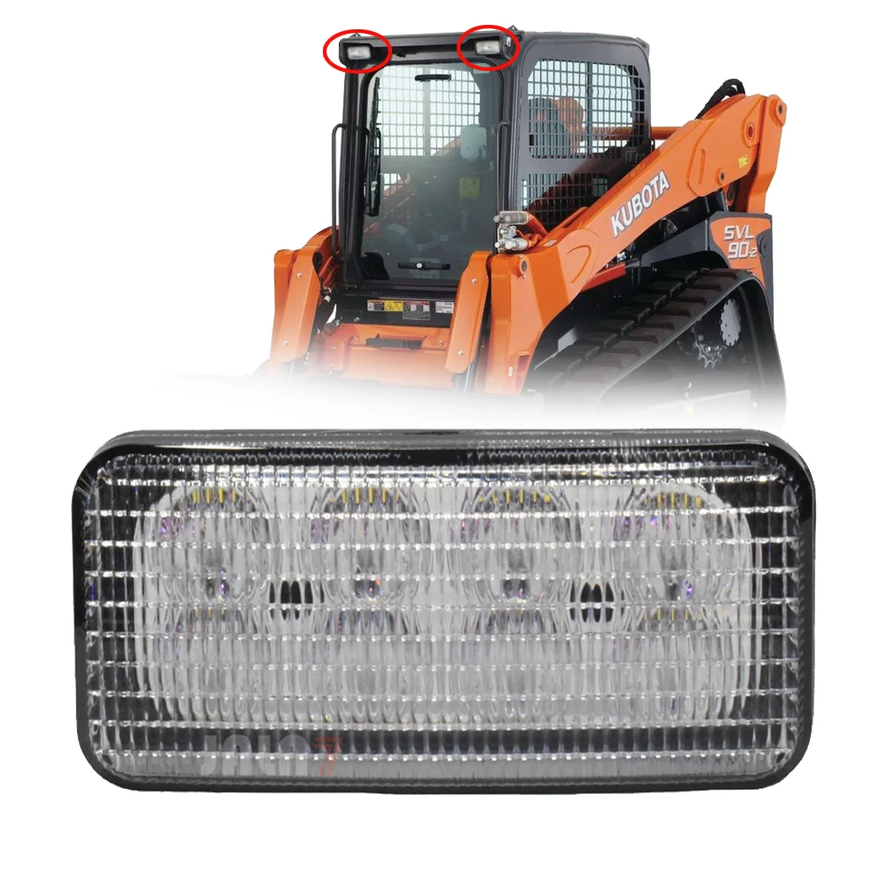 JALN7 LED Light 40W Flood 6000lm For Kubota Skid Steer SVL65-2, SVL65-2C, SVL75, SVL75-2 SVL75-2C, SVL75C, SVL90 
JALN7 LED Light 40W Flood 6000lm For Kubota Skid Steer SVL65-2, SVL65-2C, SVL75, SVL75-2 SVL75-2C, SVL75C, SVL90