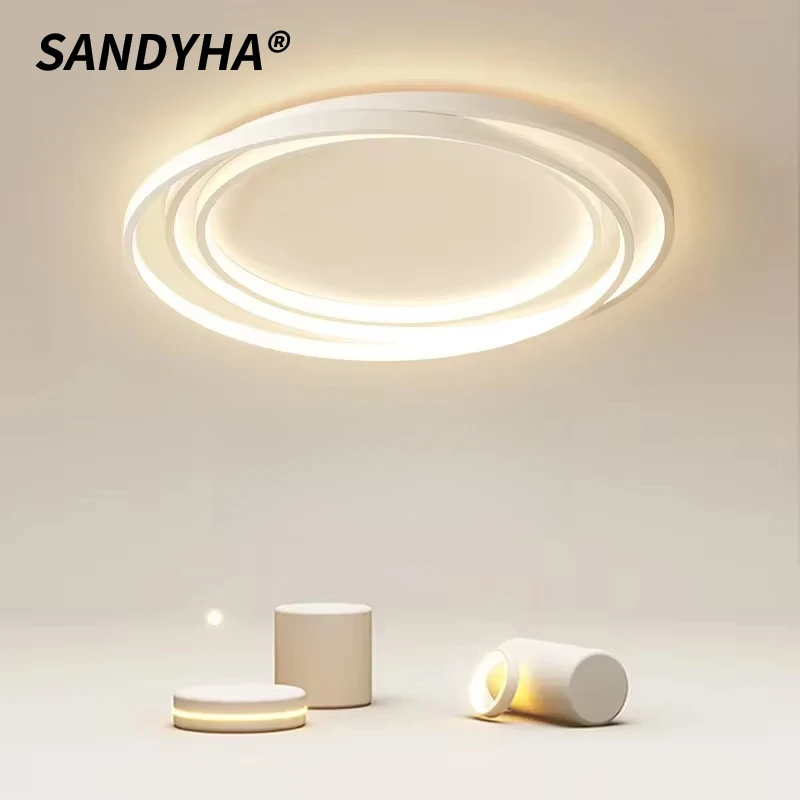SANDYHA Indoor Home Decoration Modern Ceiling Light Circular Ceiling Light LED Lighting Fixtures for Bedrooms and Living Rooms
SANDYHA Indoor Home Decoration Modern Ceiling Light Circular Ceiling Light LED Lighting Fixtures for Bedrooms and Living Rooms