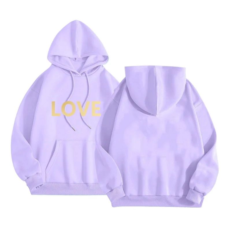 Street casual style new letter printed men's and women's loose hoodie fashionable sportswear, paired with hooded pullover
Street casual style new letter printed men's and women's loose hoodie fashionable sportswear, paired with hooded pullover