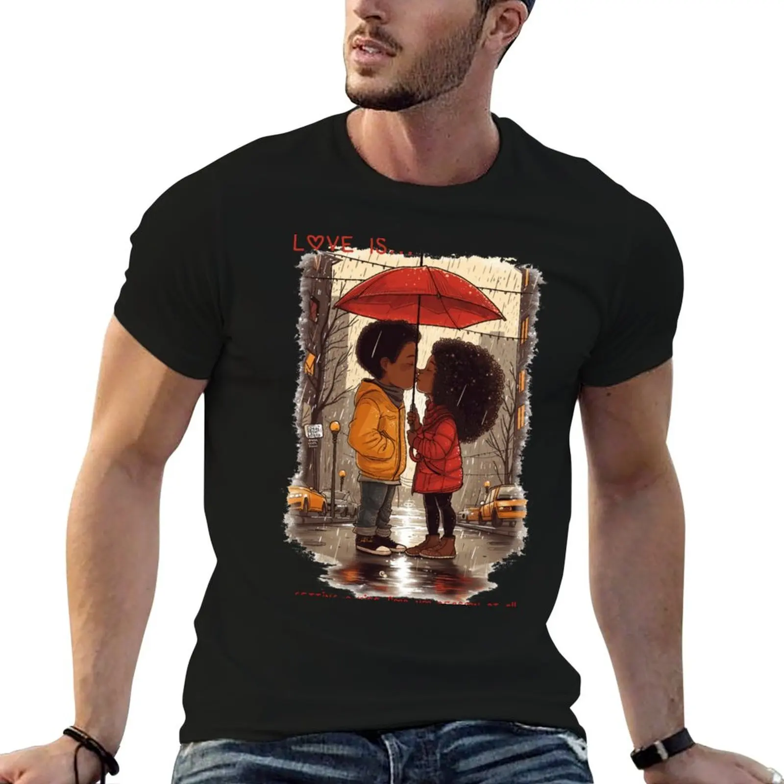 Love is getting a kiss for no reason at all. T-Shirt korean fashion Short sleeve tee plain funny t shirts men
Love is getting a kiss for no reason at all. T-Shirt korean fashion Short sleeve tee plain funny t shirts men