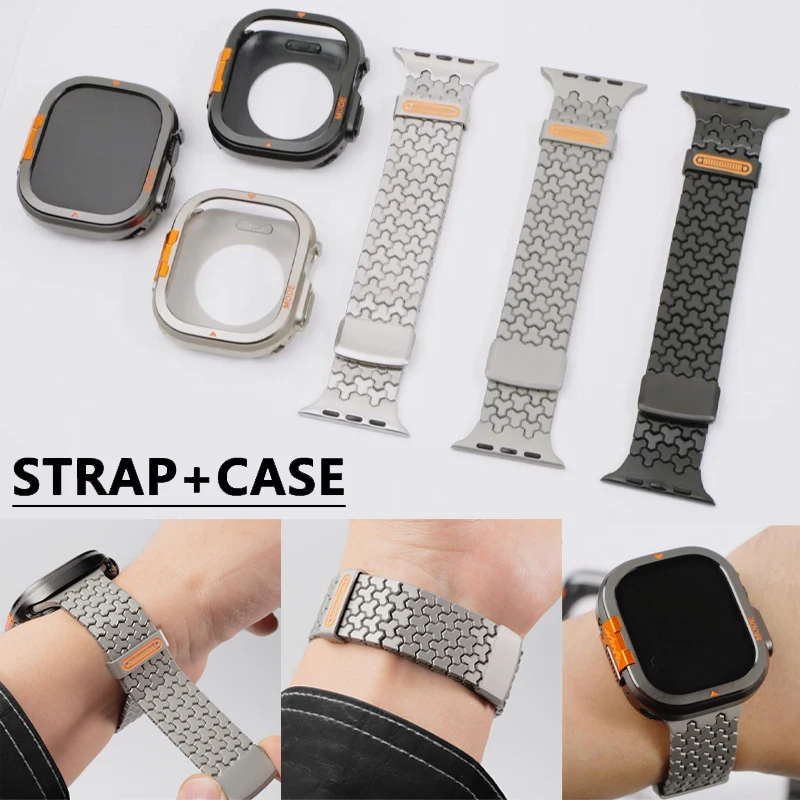 Металлический корпус+ремешок для Apple Watch Ultra 3 2 49 мм 46 мм, защитный чехол из сплава для Iwatch Series 11 10, магнитный ремешок из нержавеющей стали
Металлический корпус+ремешок для Apple Watch Ultra 3 2 49 мм 46 мм, защитный чехол из сплава для Iwatch Series 11 10, магнитный ремешок из нержавеющей стали