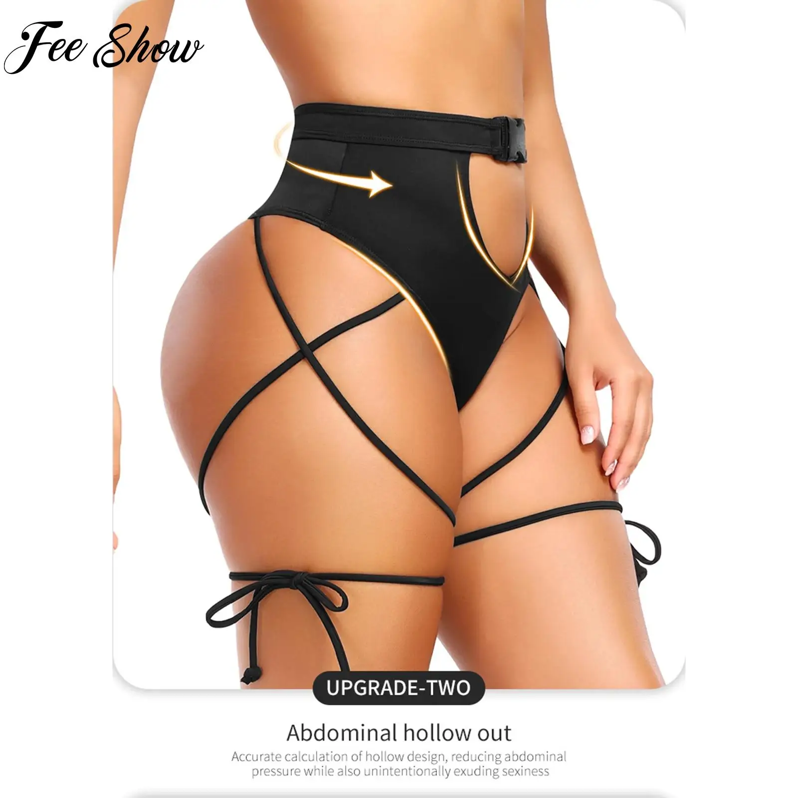 Women Lace Up Strappy Butt Lifting Shorts Elastic Waist Cutout Front Lightweight Breathable Stretchy for Yoga Gym Fitness
Women Lace Up Strappy Butt Lifting Shorts Elastic Waist Cutout Front Lightweight Breathable Stretchy for Yoga Gym Fitness
