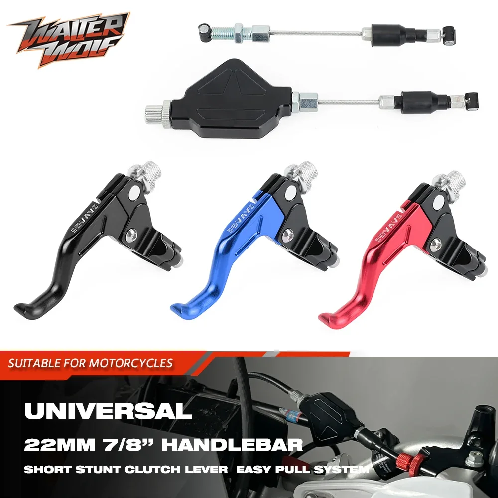 Motocross Short Stunt Clutch Lever Easy Pull Clutch Cable System For Honda Kawasaki Suzuki Yamaha CR XR CRF KLX KX WR YZ 22mm
Motocross Short Stunt Clutch Lever Easy Pull Clutch Cable System For Honda Kawasaki Suzuki Yamaha CR XR CRF KLX KX WR YZ 22mm