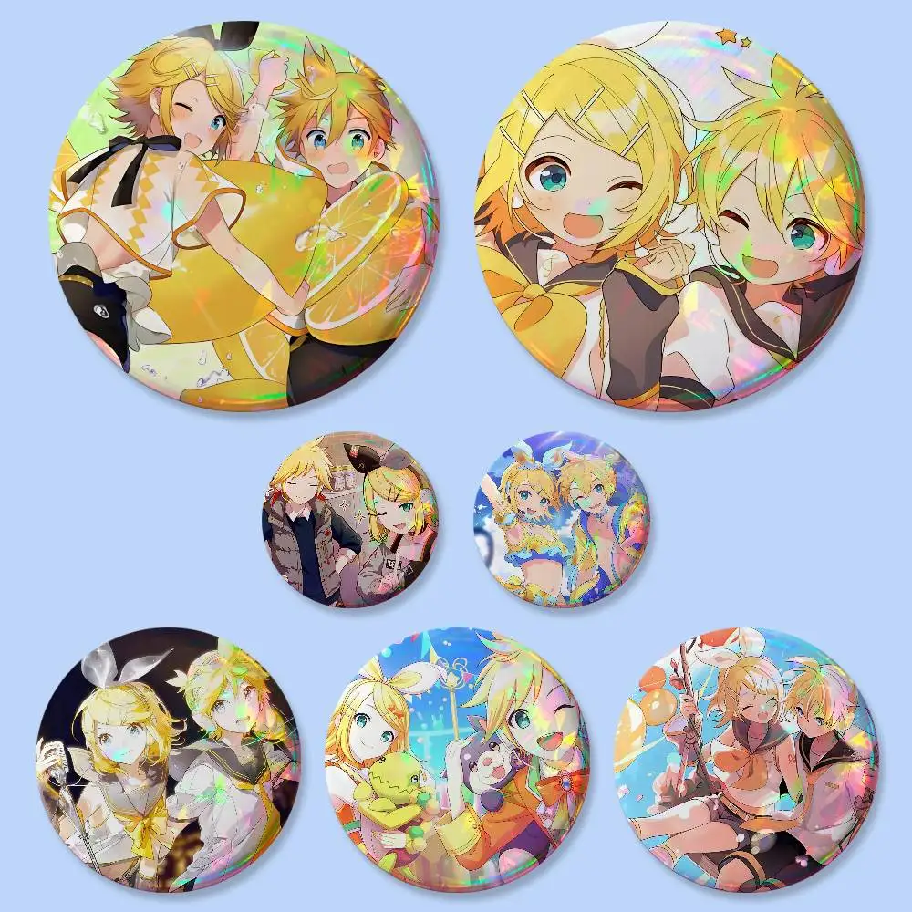 1pc K-Kagamine Rin And Len Badges Button Round Creative Pin Brooch Badge Bag Decor Accessories Fans Collect Friends Gifts
1pc K-Kagamine Rin And Len Badges Button Round Creative Pin Brooch Badge Bag Decor Accessories Fans Collect Friends Gifts