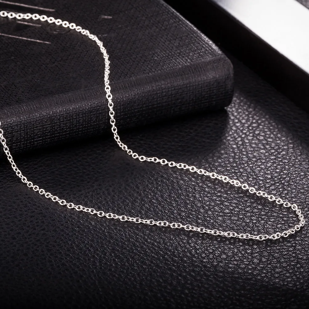 Pure Sterling Men Sterling Silver Fashion Jewelry Chain Casual Party Fashion Necklace Chain Necklace Office Wear
Pure Sterling Men Sterling Silver Fashion Jewelry Chain Casual Party Fashion Necklace Chain Necklace Office Wear