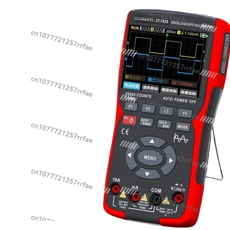 Color Screen Handheld Dual-channel Oscilloscope Multimeter 703s Auto Repair Instrument Multi-function Measurement 3-in-1
Color Screen Handheld Dual-channel Oscilloscope Multimeter 703s Auto Repair Instrument Multi-function Measurement 3-in-1