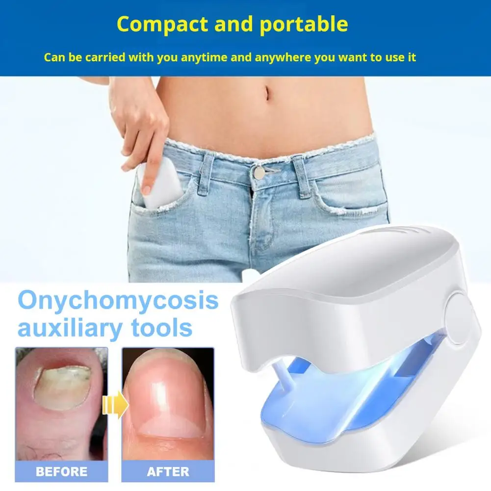 Nail Fungus Light 910nm Infrared Light 460nm Blue Light Toenail Fingernail Onychomycosis Removal Device LED Therapy Lamp
Nail Fungus Light 910nm Infrared Light 460nm Blue Light Toenail Fingernail Onychomycosis Removal Device LED Therapy Lamp
