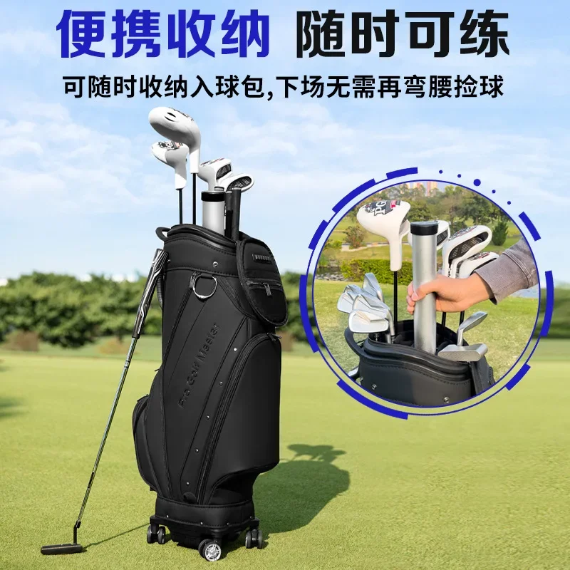 PGM manufacturer golf ball picker can hold 23 balls without bending down to pick them up
PGM manufacturer golf ball picker can hold 23 balls without bending down to pick them up