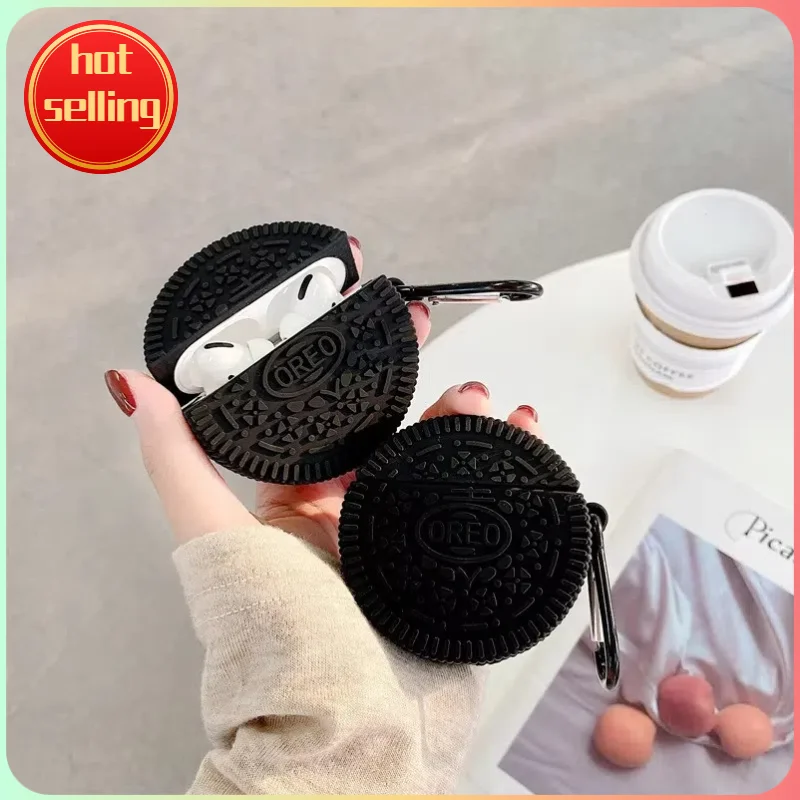 Creative Ore Cookies Design Airpods Pro 2nd 3rd Gen Soft Silicone Protective Cover Black White Biscuit Style Earphone Accessory
Creative Ore Cookies Design Airpods Pro 2nd 3rd Gen Soft Silicone Protective Cover Black White Biscuit Style Earphone Accessory